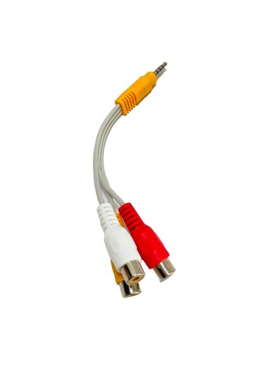 Other - 3.5mm AV Male to 3RCA Female M/F Audio Video Stereo Jack Adapter Cord Brand New